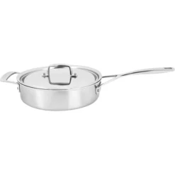 Demeyere Essential 5-ply 3-qt Stainless Steel Saute Pan With Lid -Cookware Store GUEST 20830d11 cbd8 446b 8edc d8e058493742