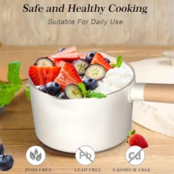 Imarku Covered Non Stick Frying Pan, Die Cast Aluminum 1.6QT Non Stick Milk Pot, Healthy Cookware, PFOA Free, Cream Free, Best Gift -Cookware Store GUEST 209bded4 7ccd 4441 b694 4021d7eee56d