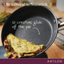 Anolon Advanced Home 5qt Hard Anodized Nonstick Saute Pan With Helper Handle And Lid Onyx -Cookware Store GUEST 20a70797 efaa 4d27 b1eb 56008440747f 1