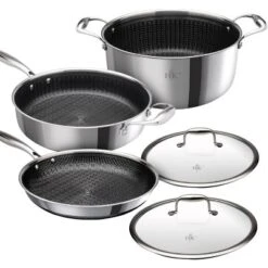 Hell's Kitchen PFAS-Free Hybrid 5 Piece Cookware Set -Cookware Store GUEST 20f4d047 3adb 444b 82a7 a50eb579e4b9