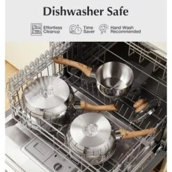 KOCH SYSTEME CS Stainless Steel Saucepan , Stainless Steel Pot With Heat-resistant Bakelite Handle, Tri-ply Base Sauce Pan, Induction Compatible Pots -Cookware Store GUEST 212903e1 f293 4f14 8288 d832531be8e0