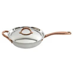 BergHOFF Ouro Gold 18/10 Stainless Steel 5Pc Starter Cookware Set With Lids, Rose Gold Handle -Cookware Store GUEST 224ce5ef 90a6 4d06 b98d 93ed29dee60b
