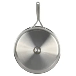 Gibson Home Babish 12' Stainless Steel Triply Professional Grade Fry Pan With Stainless Lid: Induction Safe, 3.25 Qt Capacity -Cookware Store GUEST 225b0593 2199 460d a6c6 b74246a617c8