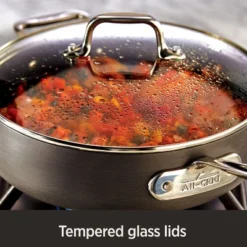 All-Clad 2.5 Quart Nonstick Sauce Pan With Lid, HA1 Hard Anodized Cookware, Black -Cookware Store GUEST 22dd241c 4da6 4a03 8aeb e1451f9b3c5f 1