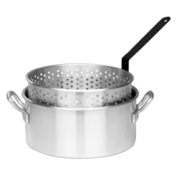 Bayou Classic Aluminum Deep Fryer Pot 10 Qt 1 Pk