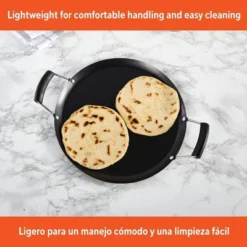IMUSA 11" Round Carbon Steel Nonstick Comal - Black: Tortilla Griddle, Gas & Electric Compatible, Hand Wash -Cookware Store GUEST 23b3b534 eb2a 4ace ac84 f2d7f78ecfdc
