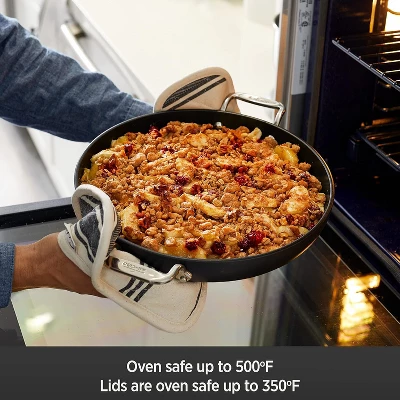 All-Clad HA1 Hard Anodized Non Stick Fry Pan Set 3 Piece, 8, 10, 12 Inch 4 All-Clad HA1 Hard Anodized Non Stick Fry Pan Set 3 Piece, 8, 10, 12 Inch - Image 2