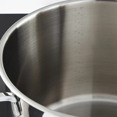 BergHOFF Helix Recycled 18/10 Stainless Steel Stockpots With Glass Lid 4 BergHOFF Helix Recycled 18/10 Stainless Steel Stockpots With Glass Lid - Image 2