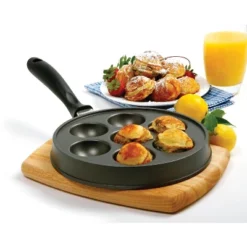 Norpro Stuffed Aebleskiver Pancake Pan With 2.25-Inch Cavities -Cookware Store GUEST 255f33f0 1614 42cc ab06 ef3283de1e36
