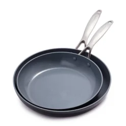 GreenPan Valencia Pro 10" & 12" Ceramic Frypan Set Black -Cookware Store GUEST 25ed3f73 2849 4b92 ae08 8364939e5749
