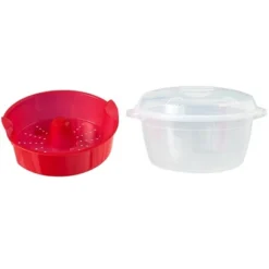 The Lakeside Collection Microwave Steamer Or Rice Cooker -Cookware Store GUEST 27b3624c 0bbb 445e 9bd8 ed2aec4475a7