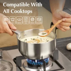 KOCH SYSTEME CS Stainless Steel Saucepan Set, Sauce Pan, Premium Steel Sauce Pan, Induction Saucepans, Oven Safe -Cookware Store GUEST 27ca4f38 be7d 49d6 a8cd cd34b75d3acc