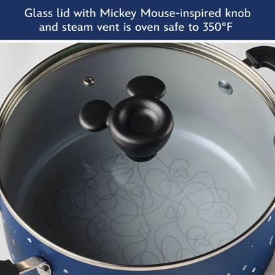 Farberware Disney Bon Voyage 5.5qt Ceramic Nonstick Stockpot With Lid Blue: Dishwasher-Safe, Electric & Gas Compatible 8 Farberware Disney Bon Voyage 5.5qt Ceramic Nonstick Stockpot With Lid Blue: Dishwasher-Safe, Electric & Gas Compatible - Image 6