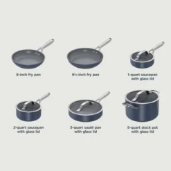 Ninja 10pc NeverStick Ceramic Pro Cookware Set: Nonstick Pans, Pot Set, Dishwasher-Safe, Induction Compatible 22 Ninja 10pc NeverStick Ceramic Pro Cookware Set: Nonstick Pans, Pot Set, Dishwasher-Safe, Induction Compatible -Cookware Store GUEST 293b790e 99b9 46e4 8e9a eb55642947af