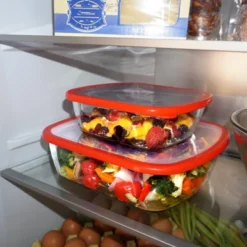 Itopfox 1QT Square Glass Baking Dish With Leak-Proof Lid, Oven & Microwave Safe, Perfect For Baking, Roasting & Storing Food, Ideal For Meal Prep 12 Itopfox 1QT Square Glass Baking Dish With Leak-Proof Lid, Oven & Microwave Safe, Perfect For Baking, Roasting & Storing Food, Ideal For Meal Prep -Cookware Store GUEST 2a36f32e 13d7 40ba b4fd 1b2c2fcfbc0c