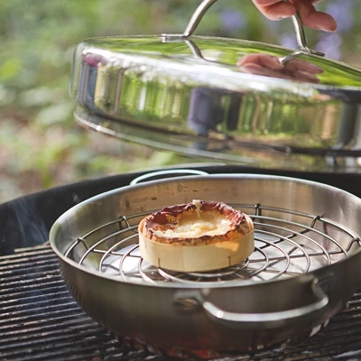 Demeyere Resto 4-pc Stainless Steel Stovetop Smoker Set 12 Demeyere Resto 4-pc Stainless Steel Stovetop Smoker Set - Image 10