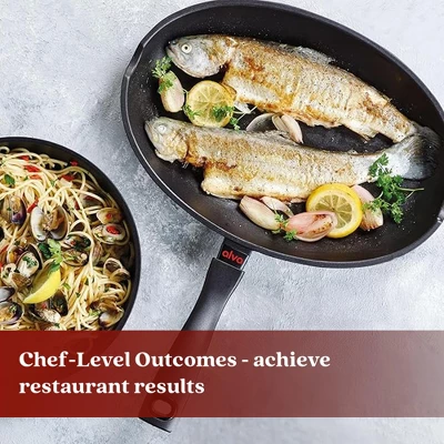 Alva Energy Ceramic Nonstick Fish Pan 13.4" Oval Frying Pan For Cooking Fish, Non Toxic, Easy To Clean, Compatible With All Stovetops & Induction Safe 3 Alva Energy Ceramic Nonstick Fish Pan 13.4" Oval Frying Pan For Cooking Fish, Non Toxic, Easy To Clean, Compatible With All Stovetops & Induction Safe