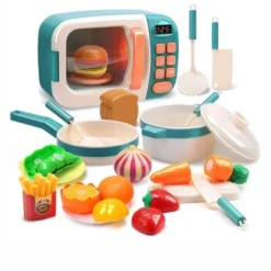 Itopfox Microwave Toy Kitchen Play Set With Electronic Oven, Play Food Cookware & Utensils For Kids Fun Pretend Cooking Learning Toy For Girls & Boys -Cookware Store GUEST 2ae48b5d 31ab 4c4d 9f1f f5d0f4142ac5