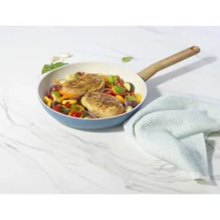 GoodCook 10" Healthy Ceramic Frying Pan: Nonstick 10.5" Blue, Dishwasher-Safe, Gas & Electric Compatible -Cookware Store GUEST 2b8dd28d d960 4e3f 86df 23d9dc97d678