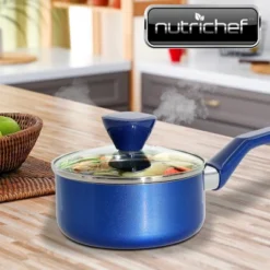 NutriChef Saucepan Pot With Lid - Non-stick High-Qualified Kitchen Cookware With See-Through Tempered Glass Lids, 2 QT. 13 NutriChef Saucepan Pot With Lid - Non-stick High-Qualified Kitchen Cookware With See-Through Tempered Glass Lids, 2 QT. -Cookware Store GUEST 2b96030c 7b6f 4ce4 9976 a2773cc4e75f