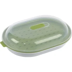 GoodCook BPA-Free Plastic Microwave Vegetable And Fish Steamer, Green,Green 15 GoodCook BPA-Free Plastic Microwave Vegetable And Fish Steamer, Green,Green -Cookware Store GUEST 2ba26e61 61de 45c1 9ebd 9b332618bc56