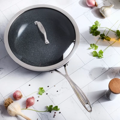 Henckels Capri Ceramic 11-inch Aluminum Ceramic Nonstick Perfect Pan With Lid 7 Henckels Capri Ceramic 11-inch Aluminum Ceramic Nonstick Perfect Pan With Lid - Image 5