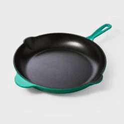 12" Enameled Cast Iron Fry Pan Green - Tabitha Brown For Target: Skillet, Even-Heating, Oven-Safe, Cookware 7 12" Enameled Cast Iron Fry Pan Green - Tabitha Brown For Target: Skillet, Even-Heating, Oven-Safe, Cookware -Cookware Store GUEST 2be5e150 a785 4ac1 8dbc 26d746e2ddd1