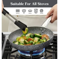 KOCH SYSTEME CS 8 Inch Frying Pan With Nonstick Granite Coatings, Gray -Cookware Store GUEST 2c1f36b2 7fe0 40d8 a0f3 c2a16c364530