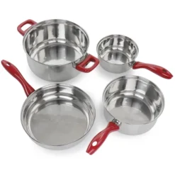 Gibson Home Crawson 7 Piece Stainless Steel Cookware Set In Chrome With Red Handles 15 Gibson Home Crawson 7 Piece Stainless Steel Cookware Set In Chrome With Red Handles -Cookware Store GUEST 2ca08060 92e5 471e 9990 1075391618e0