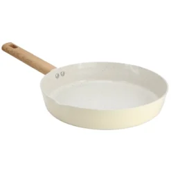 Gibson Home Marbleton Ceramic Nonstick Alumium 11 Inch Frying Pan In Cream -Cookware Store GUEST 2d68ac9e c48b 490d 9cfc a00cfbca53d6