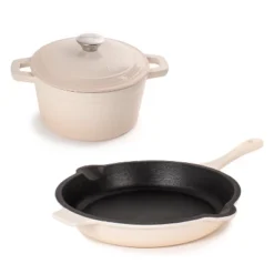 BergHOFF Neo 3Pc Cast Iron Cookware Set, 3qt. Covered Dutch Oven & 10" Fry Pan -Cookware Store GUEST 2d982908 f607 4221 88a6 9a7b70c682e6