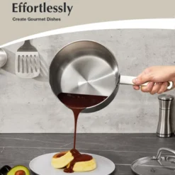 KOCH SYSTEME CS Stainless Steel 10 Pcs Cookware Set, Pots And Pans Kitchen Set, Induction, Oven, Dishwasher Safe, Professional Chef Quality -Cookware Store GUEST 2dbbd679 b9e1 449d a2bb ecc988519e65