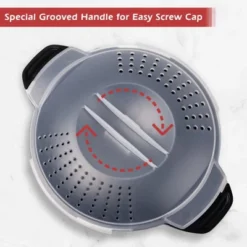 Itopfox Professional Small Microwave Cookware, 1 Quart Steamer For Vegetables, BPA Free & Dishwasher Safe Microwave Cooker -Cookware Store GUEST 2dc68d8a 5fb5 4471 8306 92ae2745401c