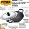 Hawkins Futura 2.5L Kadhai Fry Pan With Steel Lid: Anodized Aluminum, Gas Compatible, Hand Wash, 2-Piece Set -Cookware Store GUEST 2de5857f 5dd6 494a bdc2 f6cece1c432d