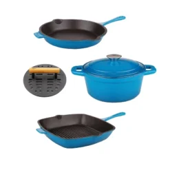 BergHOFF Neo 10Pc Cast Iron Cookware Set With Matching Lid, Oven-Safe Up To 400 Degrees -Cookware Store GUEST 2e63bfd6 d95f 4354 bcdf a598dd8c5b21