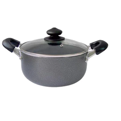 Bene Casa Aluminum Dutch Oven 9.5 In. 5.2 Qt Black 3 Bene Casa Aluminum Dutch Oven 9.5 In. 5.2 Qt Black