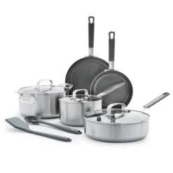 Bobby Flay 10pc Stainless Steel Cookware Set 25 Bobby Flay 10pc Stainless Steel Cookware Set -Cookware Store GUEST 3062491f 30fd 4b56 9aa5 8eeb9044090f