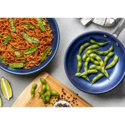 Granitestone Blue Stainless Steel 9.5'' + 11'' Fry Pan Set -Cookware Store GUEST 31351c87 90ed 4562 8bb9 6b5caceb4837