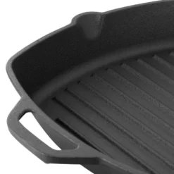MegaChef 10.4 Inch Pre-Seasoned Cast Iron Griddle With Tempered Glass Lid -Cookware Store GUEST 314c84a1 efa8 4c9c 8ae4 f9ec354a1947