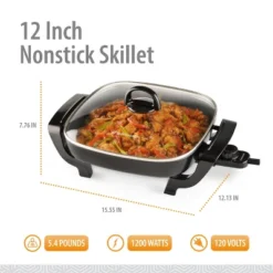 Toastmaster 12 Inch Nonstick Electric Skillet