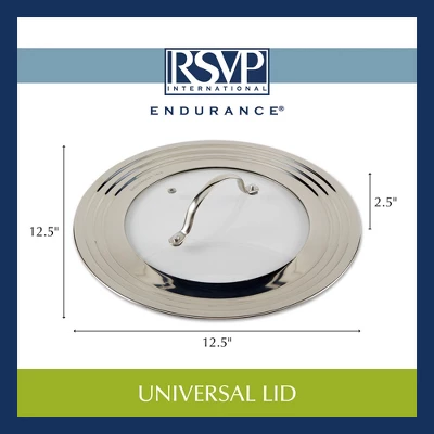Rsvp Universal Lid - 7-12In W/Glass 9 Rsvp Universal Lid - 7-12In W/Glass - Image 7