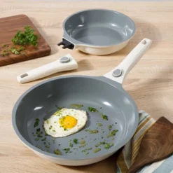 Sur La Table Kitchen Essentials Craft Studio Detachable Handle Ceramic Non Stick 8 &10 Inch Fry Pan Set -Cookware Store GUEST 33509853 1b9e 4e10 8cdb 89c03b826bf5