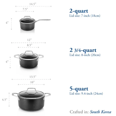 TECHEF Onyx - 5qt Nonstick Soup Pot With Cover 6 TECHEF Onyx - 5qt Nonstick Soup Pot With Cover - Image 4