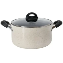 Oster® Oster Clairborne 6 Quart Aluminum Nonstick Dutch Oven With Lid In Sand -Cookware Store GUEST 33db2cea a754 4ae0 99ce 2daffe09d384