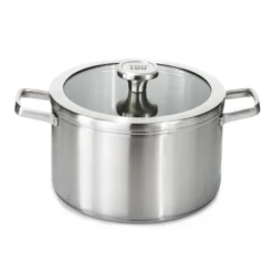 BergHOFF Graphite Recycled 18/10 Stainless Steel Stockpot With Glass Lid -Cookware Store GUEST 34a8c0f0 5ff0 4a42 996f 78f954c6e77f