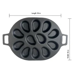 Bayou Classic 7413 Cast Iron 12 Shellfish Shaped Oyster Grill And Serve Kitchen Cooking Pan For Shucked Or Half-Shell Seafood, Black 11 Bayou Classic 7413 Cast Iron 12 Shellfish Shaped Oyster Grill And Serve Kitchen Cooking Pan For Shucked Or Half-Shell Seafood, Black -Cookware Store GUEST 34c8e26e 9bff 4639 a5aa 74c9fb8ad5d8