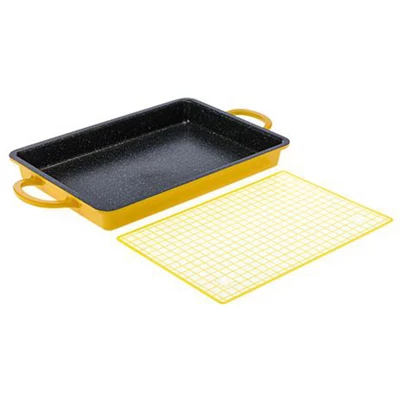 Curtis Stone Dura-Pan+ 2-in-1 Baker/Griddle Pan With Silicone Mat Refurbished 14 Curtis Stone Dura-Pan+ 2-in-1 Baker/Griddle Pan With Silicone Mat Refurbished - Image 12