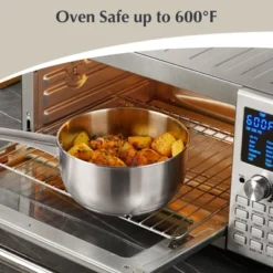 KOCH SYSTEME CS Stainless Steel 10 Pcs Cookware Set, Pots And Pans Kitchen Set, Induction, Oven, Dishwasher Safe, Professional Chef Quality -Cookware Store GUEST 36ef60b3 91f5 4f68 9e3a 8bb6de35d314