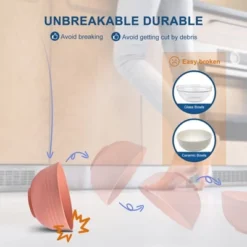 Itopfox BPA Free Unbreakable Wheat Straw Cereal Bowls - Microwave & Dishwasher Safe Soup And Salad Bowls, Set Of 8, Multicolor -Cookware Store GUEST 372727d4 fb76 4e5f b72f a1cd6f20bbf7