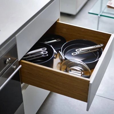 Joseph Joseph 9.5" Fry, 3.8qt Saute Pan And Lid Space Saving Ceramic Nonstick 3pc Cookware Set 3 Joseph Joseph 9.5" Fry, 3.8qt Saute Pan And Lid Space Saving Ceramic Nonstick 3pc Cookware Set